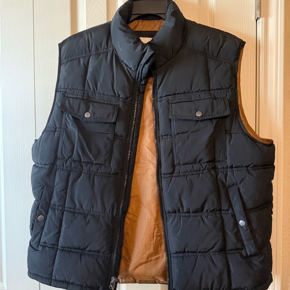 Goodfellow & Co Men's Dark Quilted Vest